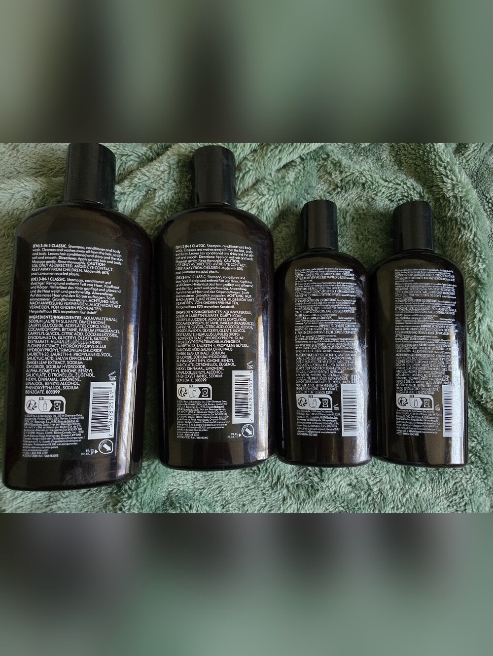 American Crew 4Bundle Of: 3 In 1 (15.2) And Daily Silver Shampoos (250ml) Mens - Picture 4 of 7